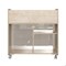 Flash Furniture Bright Beginnings Commercial Double Sided Space Saving Wooden Mobile Storage Cart with Clear Back, Locking Casters and 6 Storage Compartments, Natural MK-KE24268-GG - alternate 10
